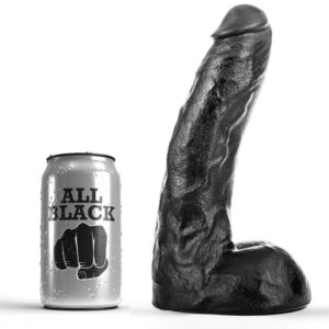 All Black - Dong 22cm Com Testículos