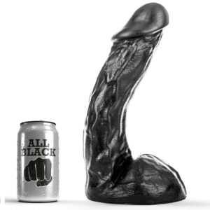 All Black - Dong 28cm Com Testículos