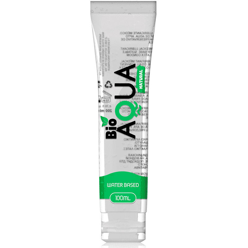 Bioaqua Lubrificante Ingredientes Naturais À Base De Água 100 Ml