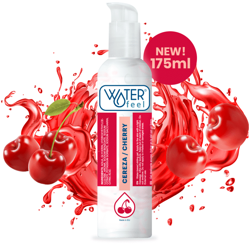 Waterfeel - Lubrificante À Base De Água Cereja Feliz 175 Ml