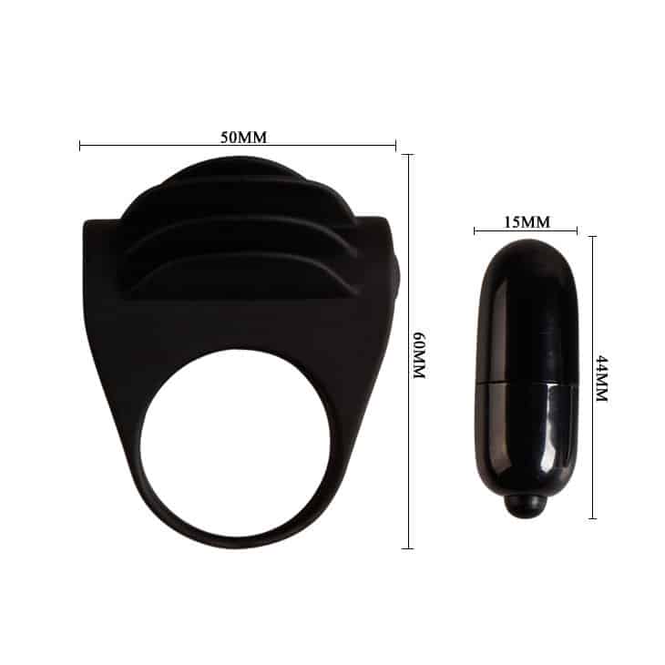 Pretty Love Male - Love Chester Anillo Vibrador Negro - Image 6