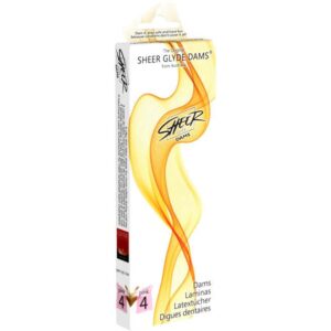 Sheer Glyde - R Dams Laminas Latex Sexo Oral Fresa