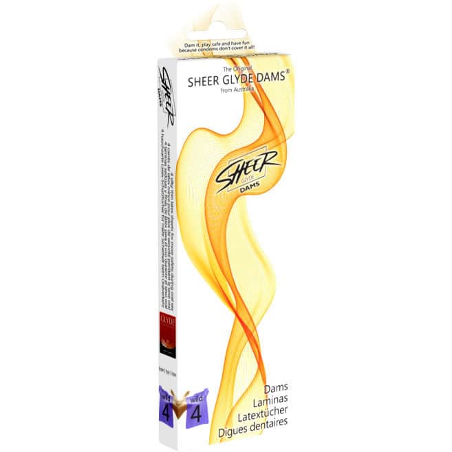 Sheer Glyde - R Dams Laminas Latex Sexo Oral Moras Silvestres