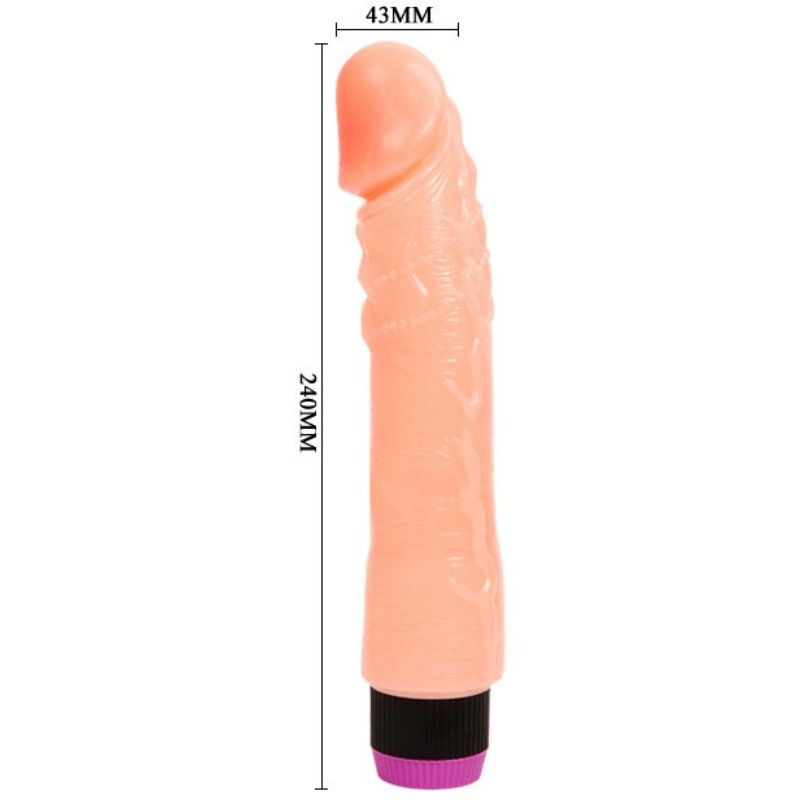 Baile - Vibrador Realistico Flexible Natural 24 Cm - Image 5