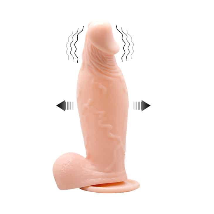 Baile - Dildo Realistico Vibrador E Inflable