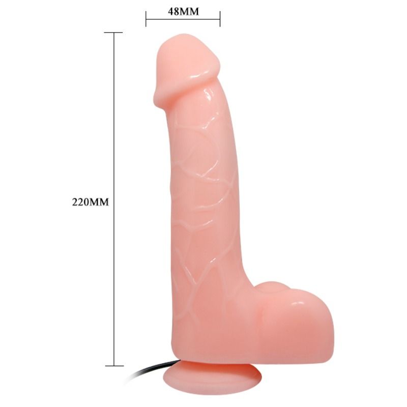 Baile - Vibrador Realistico Barbara Natural 22 Cm - Image 8