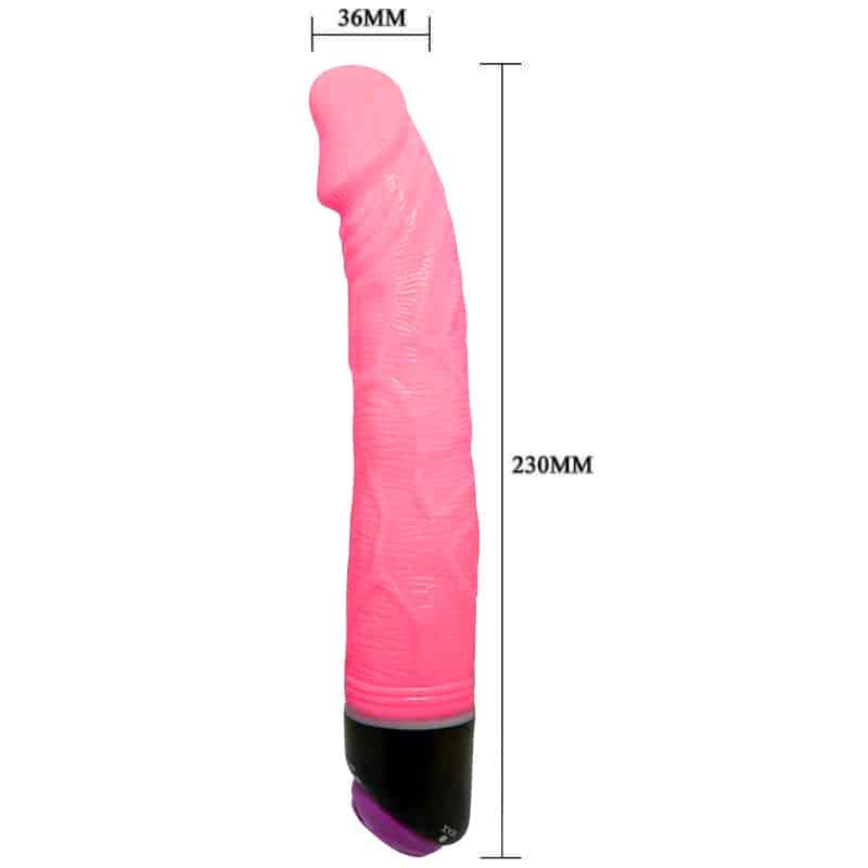 Baile - Adour Club Vibrador Realistico 23 Cm Rosa - Image 2