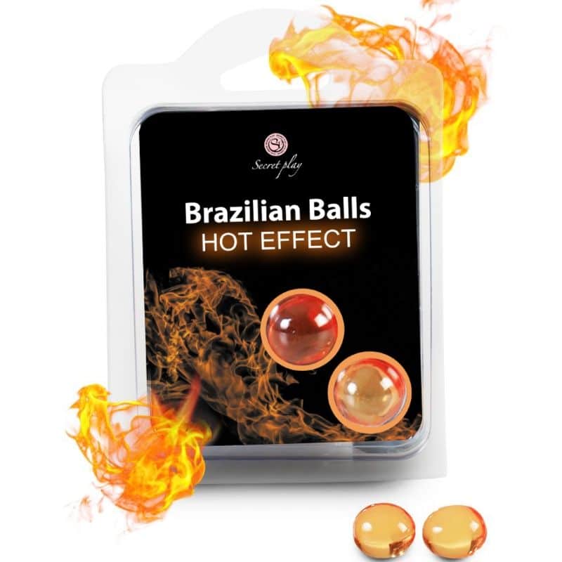 Secretplay Cosmetic - Esferas Brasileiras Heat Effect 2 Units