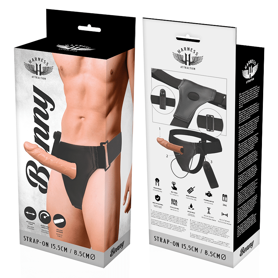 Harness Attraction - Harnêss Attraction Árnes Hueco Benny Con Vibrador 15 X 4.5cm - Image 9