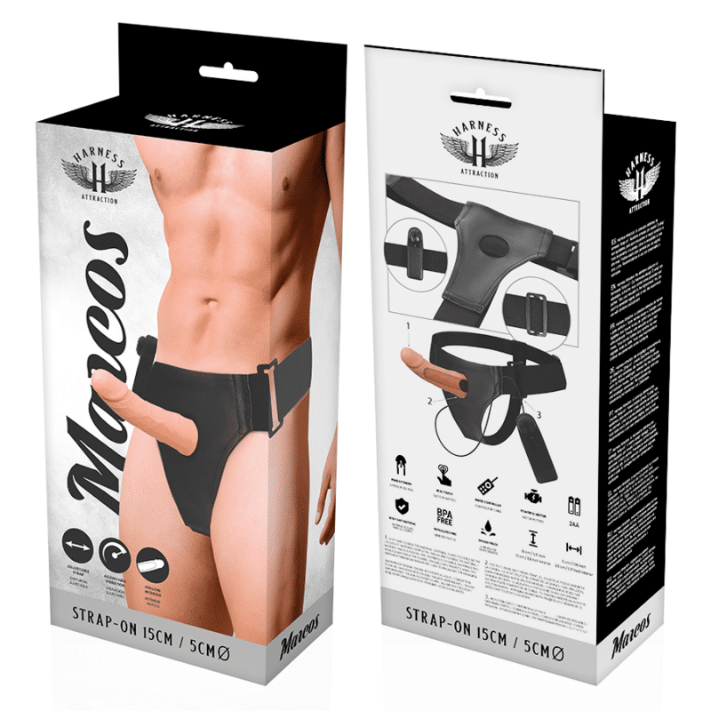 Harness Attraction - Harnêss Attraction Árnes Hueco Marcos  Con Vibrador 15 X 5 Cm - Image 9