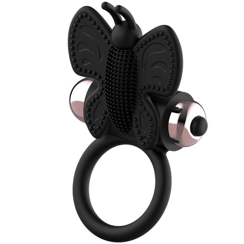 Coquette - Anel Coquete Chic Desire Borboleta Com Vibrador Preto/ Ouro - Image 6
