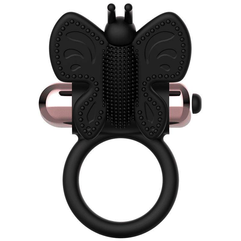 Coquette - Anel Coquete Chic Desire Borboleta Com Vibrador Preto/ Ouro - Image 7