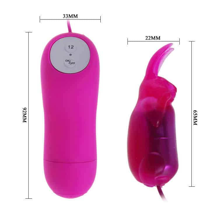 Baile - Bonéto Coelho Secreto Vibrador Roxo 12 Velocidade - Image 5