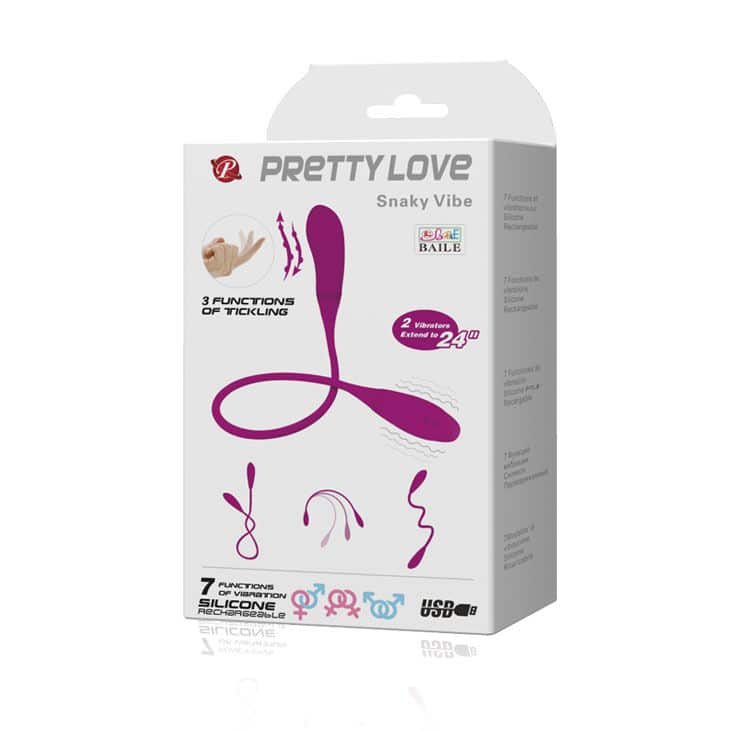 Pretty Love Smart - Snaky Vibe Vibrator 7v + 3 Tickling - Image 9