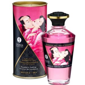 Shunga - Aphrodisiac Aquecimento Óleo De Framboesa Sentimento 100 Ml