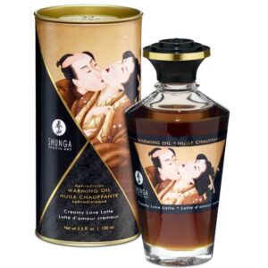 Shunga - Aphrodisiac Warming Oil Creamy Love Latte 100 Ml