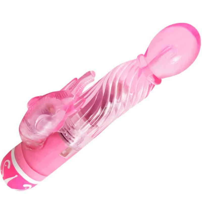 Baile - Vibrador Multivelocidad Con Estimulador Rosa - Image 2