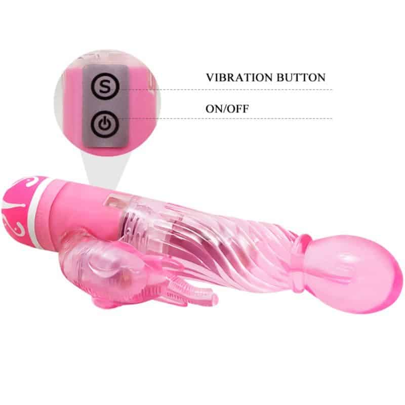 Baile - Vibrador Multivelocidad Con Estimulador Rosa - Image 8