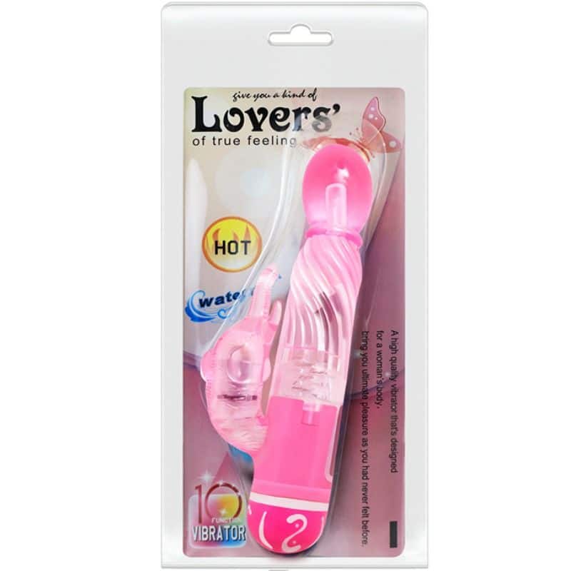 Baile - Vibrador Multivelocidad Con Estimulador Rosa - Image 9