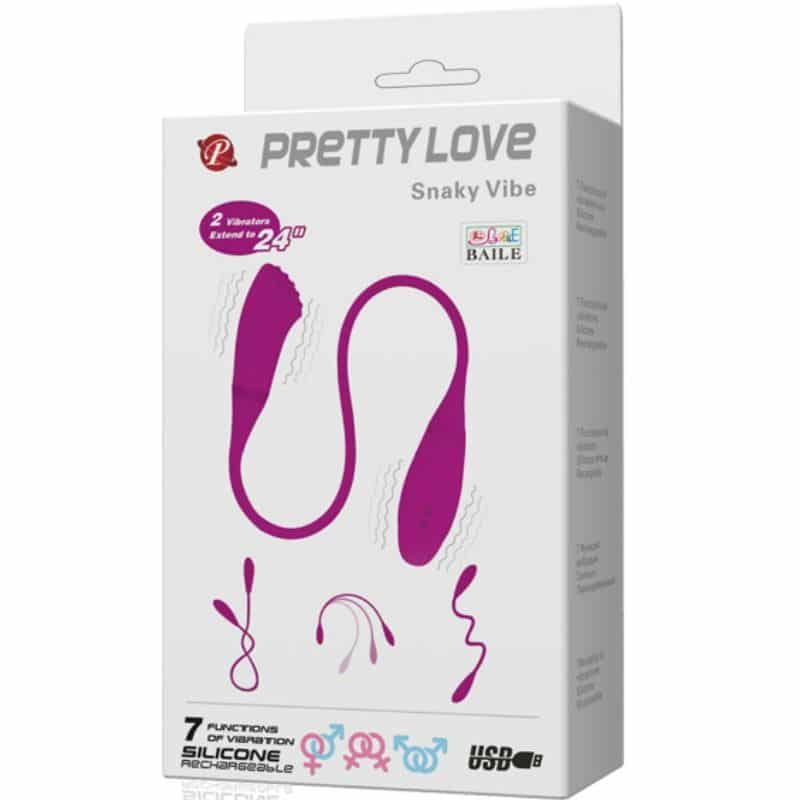 Pretty Love Smart - Snaky Vibe Vibrador 2 Motores - Image 7
