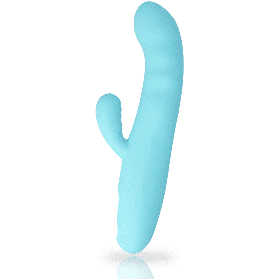 Mia - Vibrador Giratório  Eiffel Turquoise Blue - Image 4
