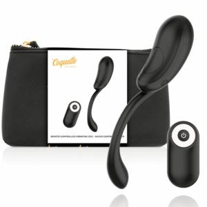 Coquette - Chic Desire Ovo Vibrante Controle Remoto Recarregável Preto/ Ouro
