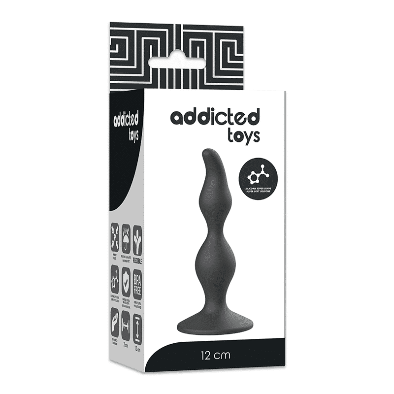 Addicted Toys - Toys Toys Anal Sexual Plug 12 Cm Preto - Image 5