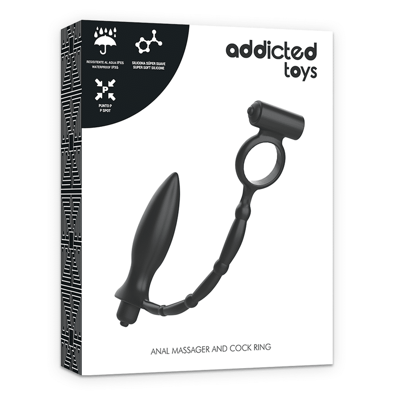 Addicted Toys - Plugue Anal De Brinquedos Viciados Com Anel Vibratório - Image 4