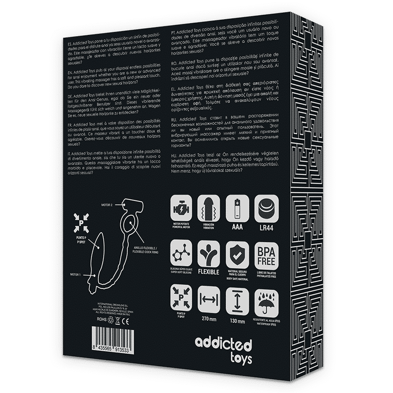 Addicted Toys - Plugue Anal De Brinquedos Viciados Com Anel Vibratório - Image 6