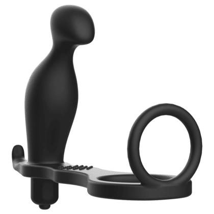 Addicted Toys - Plugue Anal De Brinquedos Viciados Com Anel De Silicone Preto D-227630