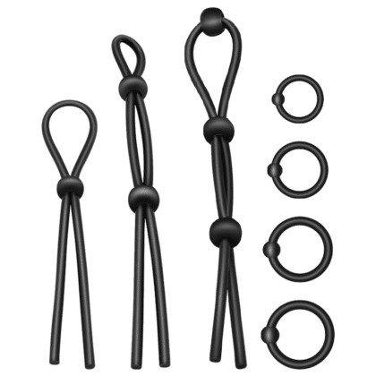 Addicted Toys - Jogos Viciados Conjunto De Anel De Silicone Flexível 7 Peças