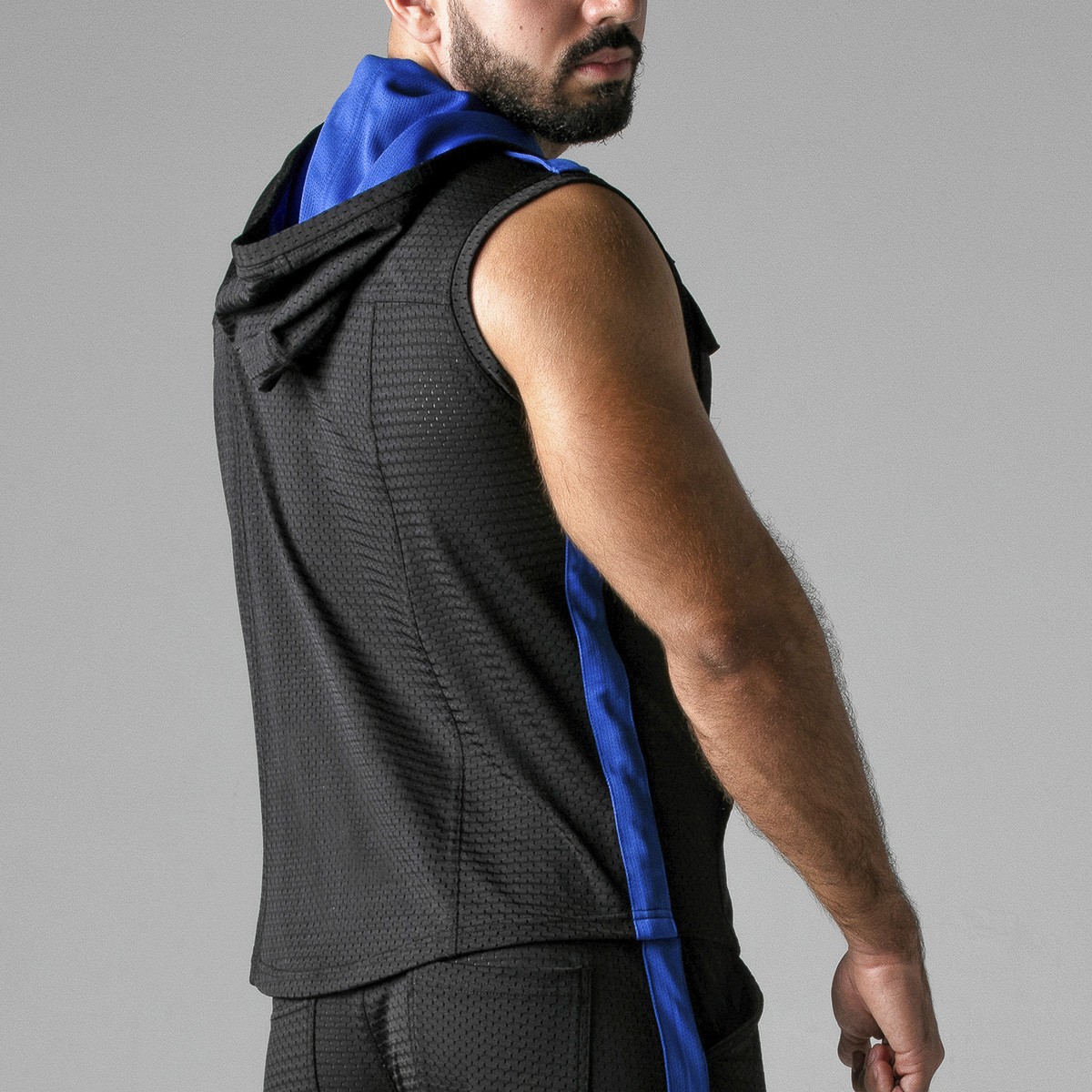Colete Look At Harder Hoody Azul Locker Gear - Image 2
