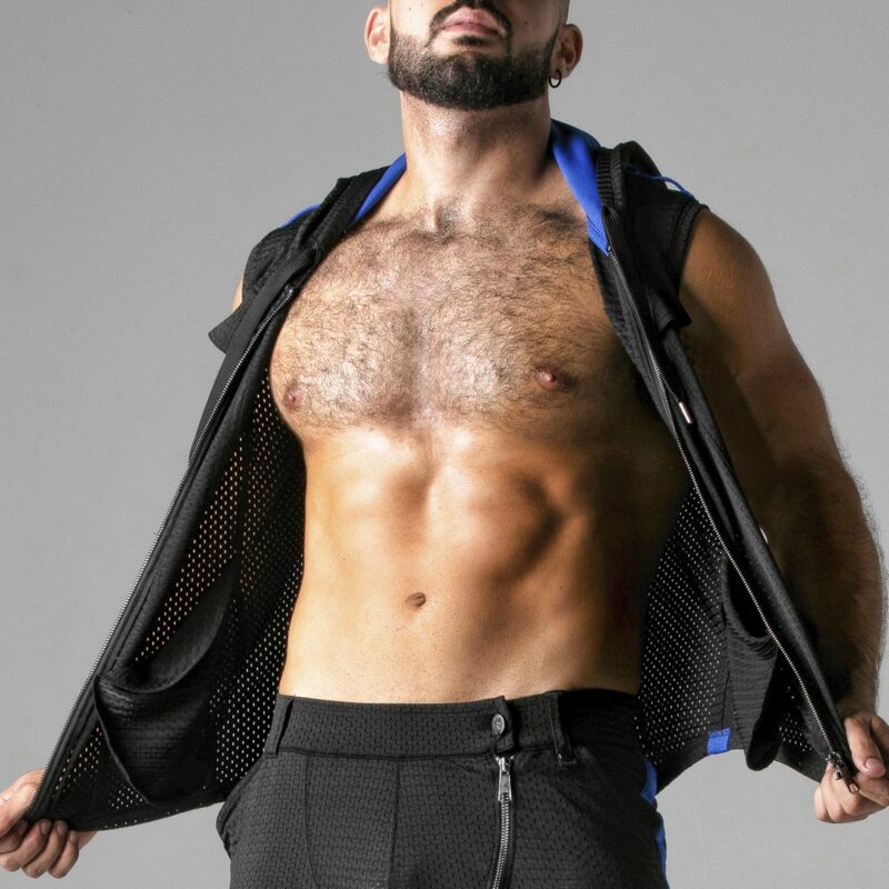 Colete Look At Harder Hoody Azul Locker Gear - Image 3