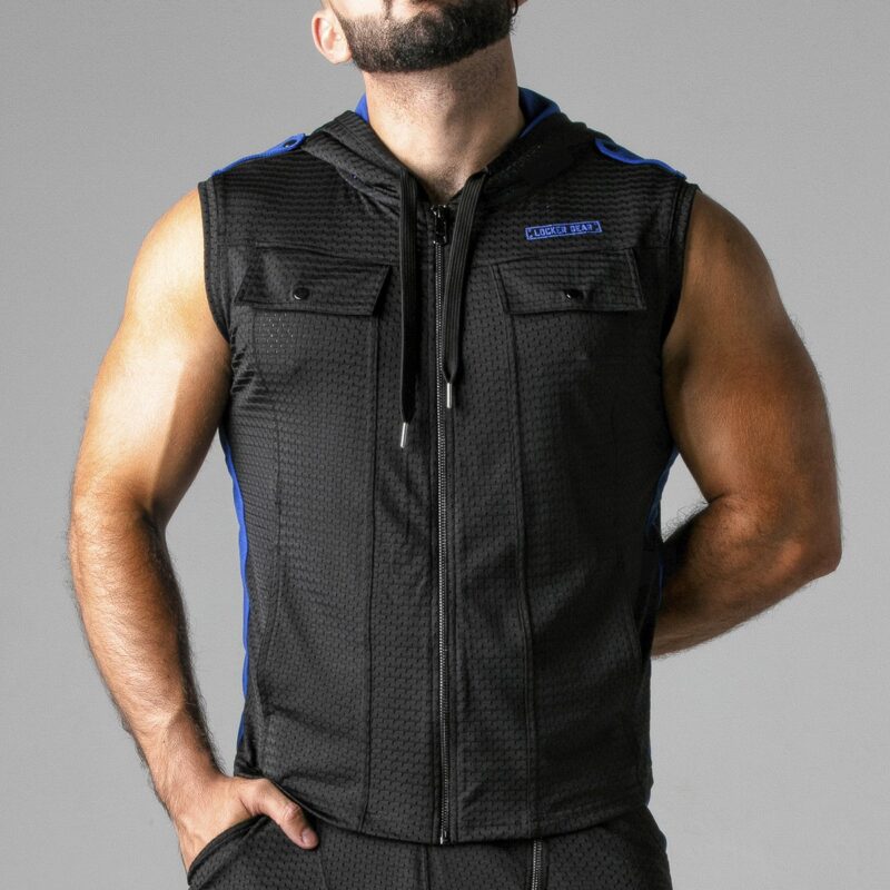 Colete Look At Harder Hoody Azul Locker Gear - Image 4