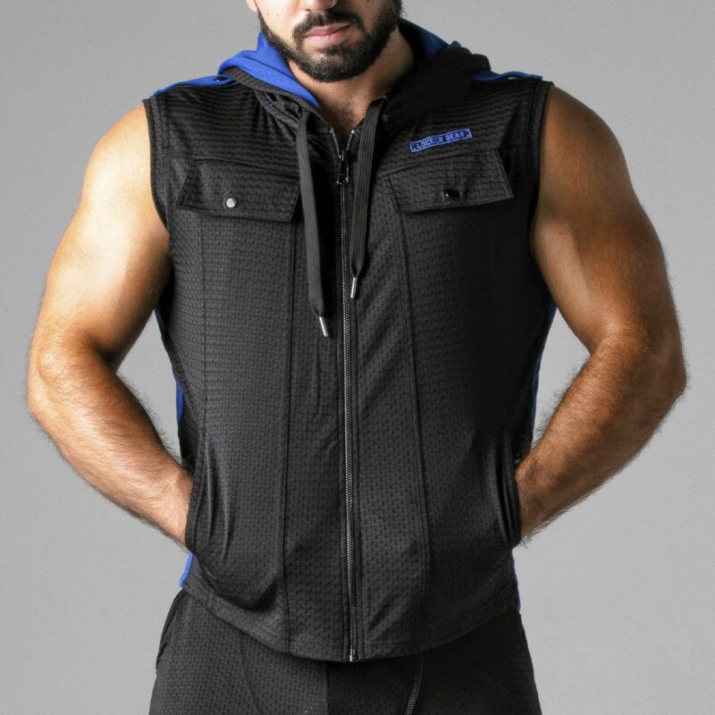 Colete Look At Harder Hoody Azul Locker Gear - Image 5