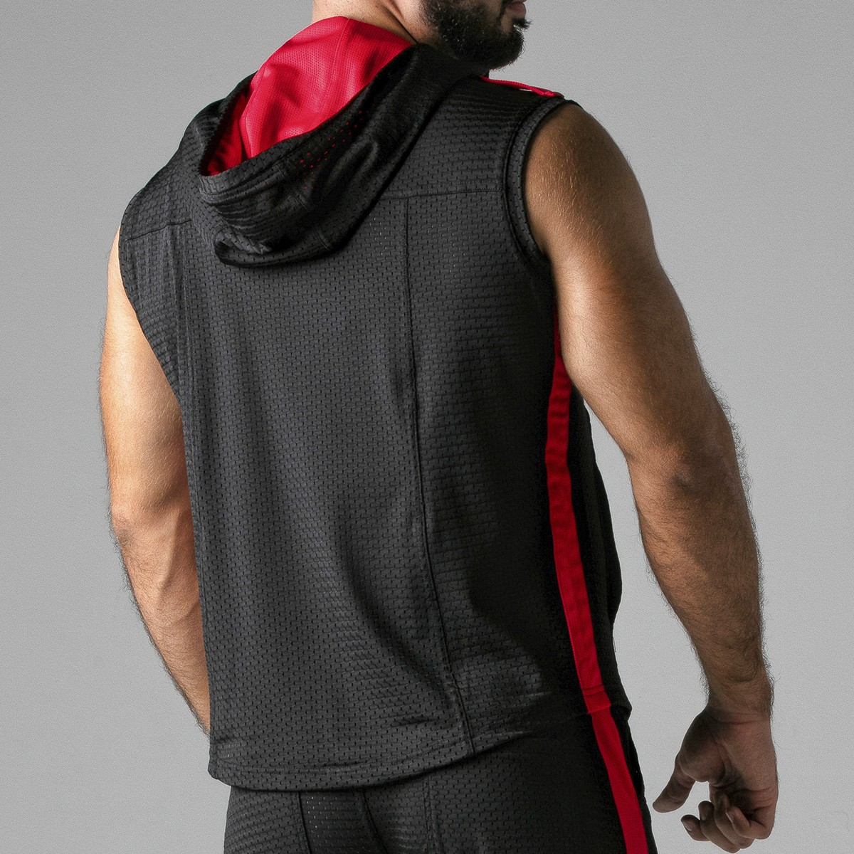 Colete Look At Harder Hoody Vermelho Locker Gear - Image 4