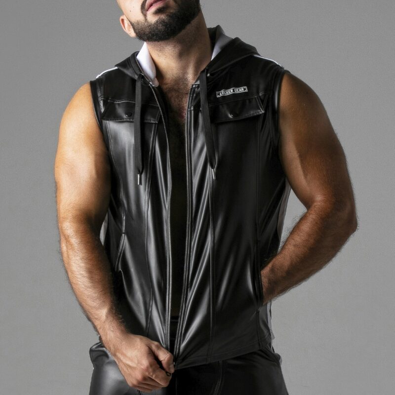 Colete Massive Rude Hoody Branco Locker Gear - Image 4