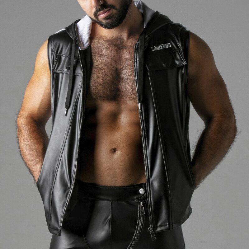 Colete Massive Rude Hoody Branco Locker Gear - Image 5