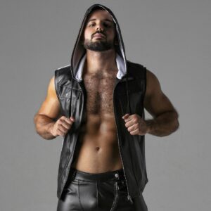 Colete Massive Rude Hoody Branco Locker Gear