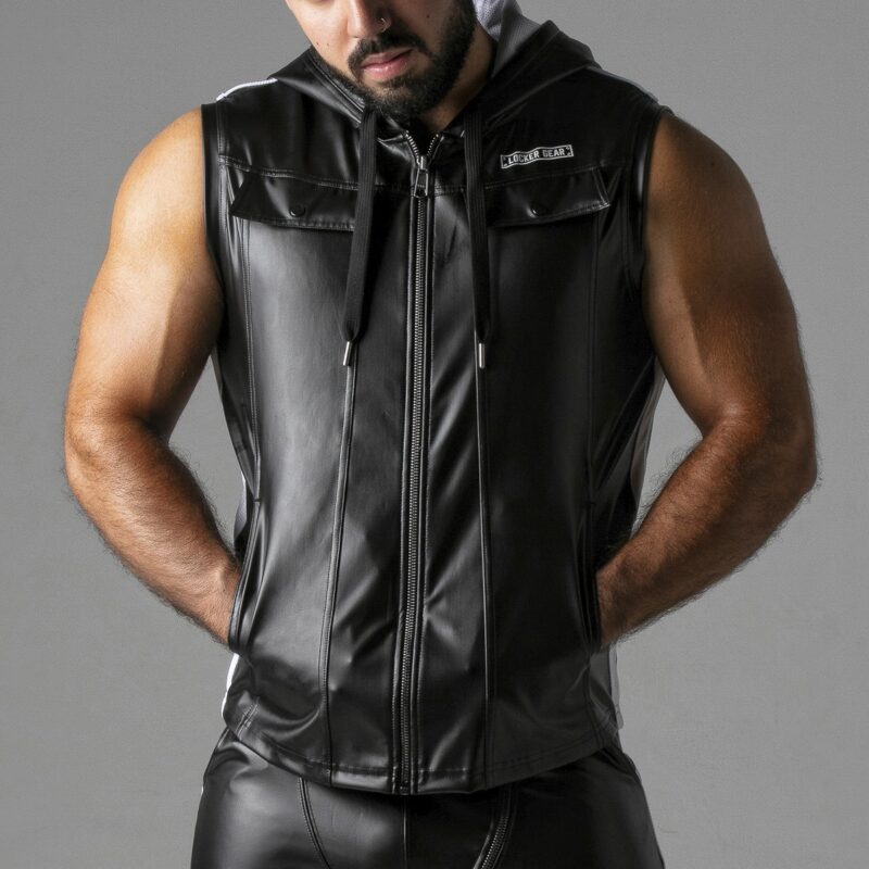 Colete Massive Rude Hoody Branco Locker Gear - Image 7