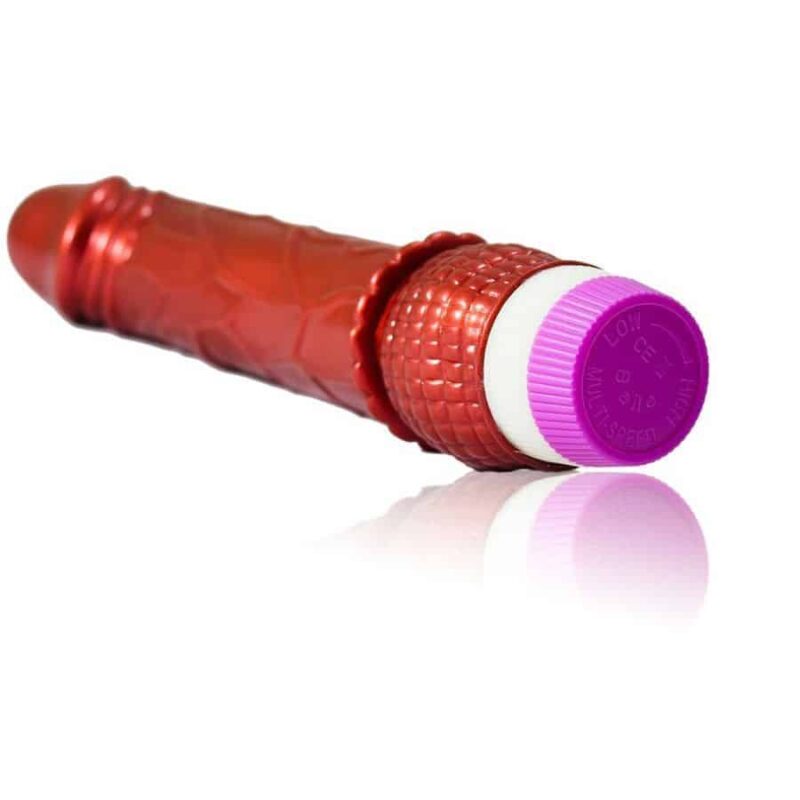 Baile - Vibrador Vermelho Basico 23cm - Image 2
