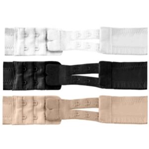 Bye Bra - Bra -Flexible Bra Extenders 2 Hook Nude 3 Uds