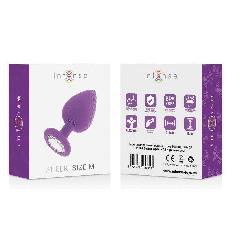 Intense - Intenso Shelki M Plug Anal Roxo - Image 6