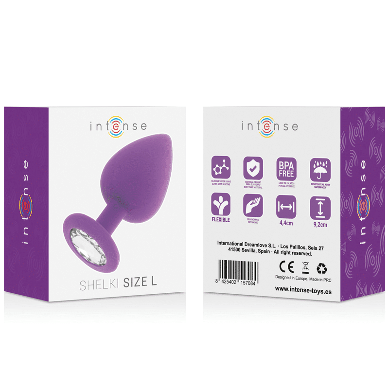 Intense - Plug Intenso Shelki L Roxo Anal - Image 6