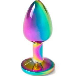 Secretplay Toys - Secret Play - Metal Butt Plug Arco-Íris Tamanho Pequeno 7 Cm