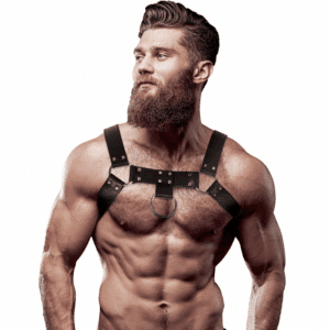 Fetish Submissive - Attitude - Eco Leather Chest Strap Harnês Men