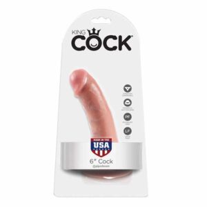 King Cock - 6 "Cock Cor De Pele 15,2 Cm