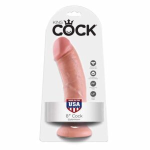 King Cock - 8 "Cock Cor De Pele 20,3 Cm
