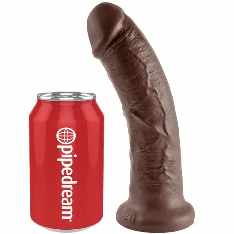 King Cock - Dildo Marrom 20.3 cm - Image 3