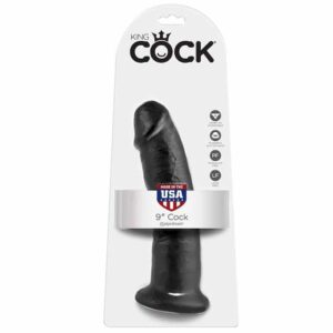 King Cock - 9" Cock Black 22.9 Cm